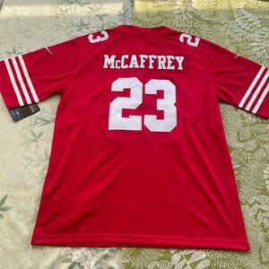 Nike Christian McCaffrey #23 Scarlet San Francisco 49ers Red Jersey
